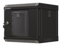 LANBERG SZAFA INSTALACYJNA RACK WISZĄCA 10" 4U 300X300 CZARNA DRZWI PRZESZKLONE (FLAT PACK)