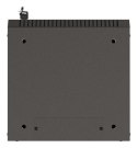 LANBERG SZAFA INSTALACYJNA RACK WISZĄCA 10" 4U 300X300 CZARNA DRZWI PRZESZKLONE (FLAT PACK)