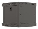 LANBERG SZAFA INSTALACYJNA RACK WISZĄCA 10" 4U 300X300 CZARNA DRZWI PRZESZKLONE (FLAT PACK)