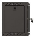 LANBERG SZAFA INSTALACYJNA RACK WISZĄCA 10" 6U 300X300 CZARNA DRZWI PRZESZKLONE (FLAT PACK)