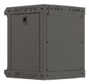 LANBERG SZAFA INSTALACYJNA RACK WISZĄCA 10" 6U 300X300 CZARNA DRZWI PRZESZKLONE (FLAT PACK)