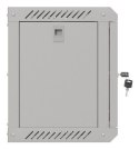 LANBERG SZAFA INSTALACYJNA RACK WISZĄCA 10" 6U 300X300 SZARA DRZWI PRZESZKLONE (FLAT PACK)