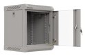 LANBERG SZAFA INSTALACYJNA RACK WISZĄCA 10" 6U 300X300 SZARA DRZWI PRZESZKLONE (FLAT PACK)