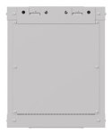 LANBERG SZAFA INSTALACYJNA RACK WISZĄCA 10" 6U 300X300 SZARA DRZWI PRZESZKLONE (FLAT PACK)