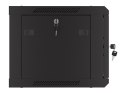 LANBERG SZAFA INSTALACYJNA RACK WISZĄCA 19" 6U 600X450 CZARNA DRZWI PERFOROWANE (FLAT PACK)
