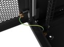 LANBERG SZAFA INSTALACYJNA RACK WISZĄCA 19" 6U 600X450 CZARNA DRZWI PERFOROWANE (FLAT PACK)