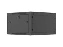 LANBERG SZAFA INSTALACYJNA RACK WISZĄCA 19" 6U 600X600 CZARNA DRZWI PERFOROWANE (FLAT PACK)
