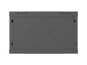 LANBERG SZAFA INSTALACYJNA RACK WISZĄCA 19" 6U 600X600 CZARNA DRZWI PERFOROWANE (FLAT PACK)