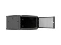 LANBERG SZAFA INSTALACYJNA RACK WISZĄCA 19" 6U 600X600 CZARNA DRZWI PERFOROWANE (FLAT PACK)