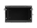 LANBERG SZAFA INSTALACYJNA RACK WISZĄCA 19" 6U 600X600 CZARNA DRZWI PERFOROWANE (FLAT PACK)