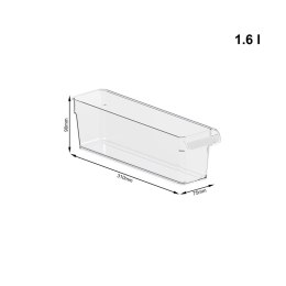 Rotho LOFT Organizer do lodówki 1.6L