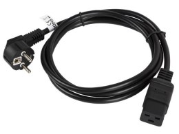 LANBERG KABEL ZASILAJĄCY DO SERWERA CEE 7/7 -> C19 ,16A, 1.8M