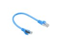 LANBERG PATCHCORD KAT.6 FTP 0.25M NIEBIESKI FLUKE PASSED