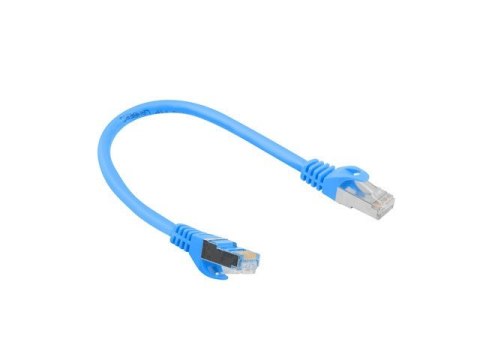 LANBERG PATCHCORD KAT.6 FTP 0.25M NIEBIESKI FLUKE PASSED