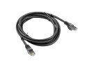 LANBERG PATCHCORD KAT.6 FTP 0.5M CZARNY FLUKE PASSED
