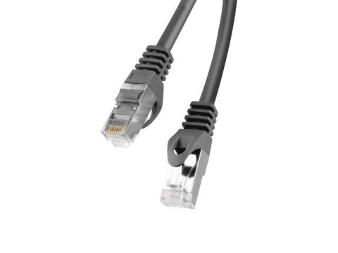 LANBERG PATCHCORD KAT.6 FTP 2M CZARNY FLUKE PASSED