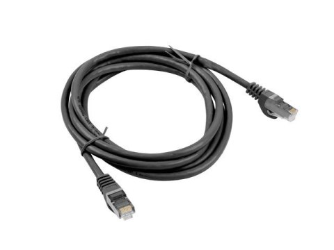 LANBERG PATCHCORD KAT.6 FTP 2M CZARNY FLUKE PASSED