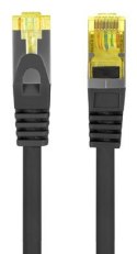 LANBERG PATCHCORD KAT.6A S/FTP LSZH CU 2M CZARNY FLUKE PASSED