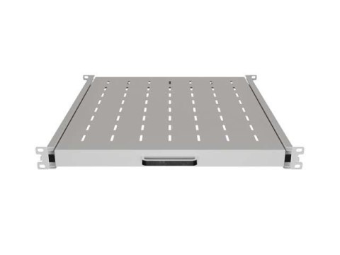LANBERG WYSUWANA PÓŁKA DO SZAF RACK 19" 500MM SZARA (1U/445X500MM UDŹWIG DO 35KG, MONTAŻ 4PUNKTOWY)