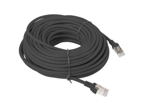 Patchcord Lanberg PCU6-10CC-2000-BK (RJ45, UTP - RJ45, UTP; 20m; czarny)
