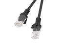 Patchcord UTP Lanberg PCU6-10CC-1000-BK (RJ45 - RJ45 ; 10m; UTP; kat. 6; kolor czarny)
