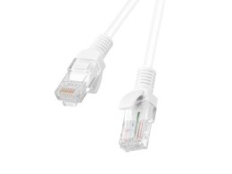 Patchcord U/UTP Lanberg PCU5-10CC-0100-W (RJ45 - RJ45 ; 1m; UTP; kat. 5e; kolor biały)