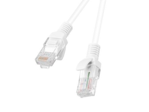 Patchcord U/UTP Lanberg PCU6-10CC-0500-W (RJ45 - RJ45 ; 5m; UTP; kat. 6; kolor biały)