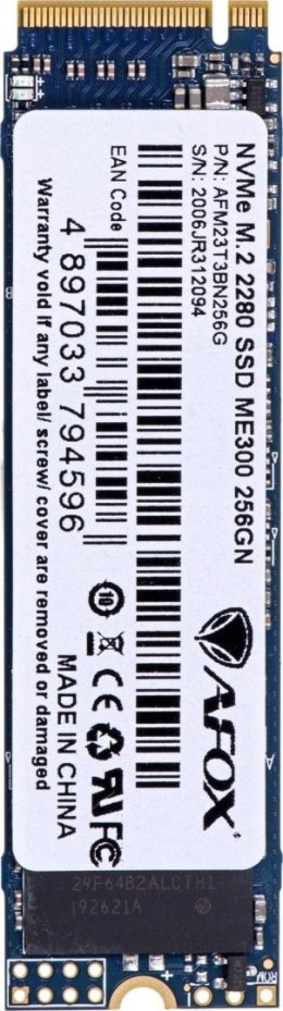 Dysk SSD AFOX ME300 256 GB (M.2 2280″ /256 GB )