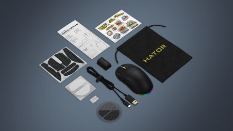 Mysz dla graczy Hator Quasar 3 Ultra 8K Wireless biała