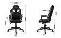 Fotel gamingowy HZ-Force 2.5 Grey Mesh (OUTLET)