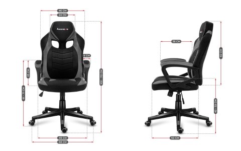 Fotel gamingowy HZ-Force 2.5 Grey Mesh (OUTLET)