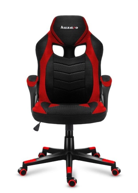 Fotel gamingowy Huzaro FORCE 2.5 Red Mesh (OUTLET)