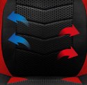 Fotel gamingowy Huzaro FORCE 2.5 Red Mesh (OUTLET)