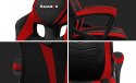 Fotel gamingowy Huzaro FORCE 2.5 Red Mesh (OUTLET)