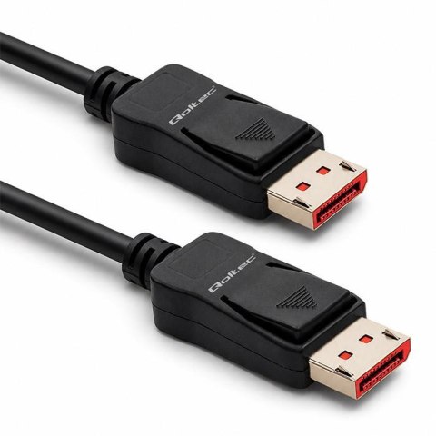 Kabel DisplayPort Qoltec M/M v2.1 | 40G | 2m