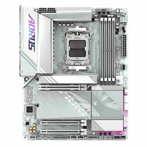 Płyta Gigabyte X870E A ELITE WF7 ICE /AMD X870/DDR5/SATA3/M.2/USB4/PCIe5.0/WiFi/BT/AM5/ATX