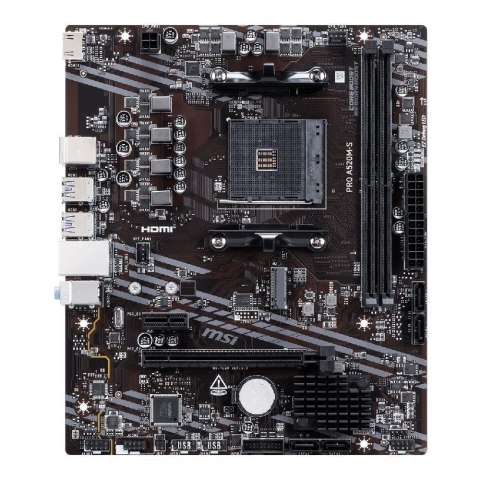 Płyta MSI PRO A520M-S /AMD A520/DDR4/SATA3/M.2/USB3.0/PCIe3.0/AM4/mATX