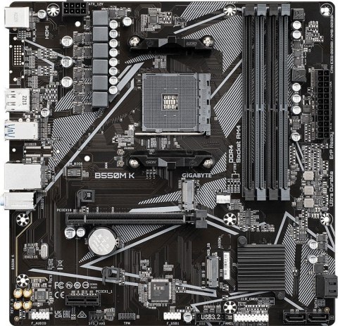 Płyta główna GIGABYTE B550M K (Socket AM4 /micro ATX)