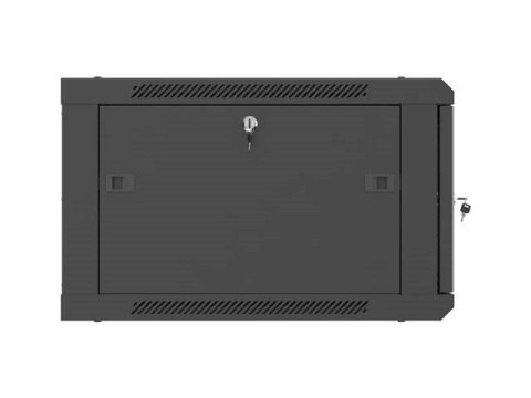 LANBERG SZAFA INSTALACYJNA RACK WISZĄCA 19" 6U 600X600 CZARNA DRZWI PERFOROWANE (FLAT PACK)