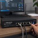 ESPERANZA SWITCH 6-PORTOWY POE 10/100M 60W SPINNER ENS105