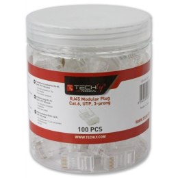 TECHLY wtyk RJ45 8P/8C Cat6 UTP drut 100 szt 028894