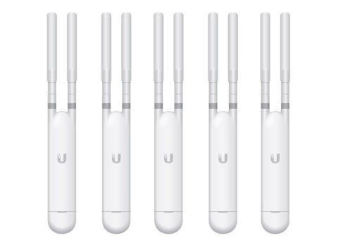 UBIQUITI UAP-AC-M-5 UNIFI MESH ACCESS POINT, 5-PACK, DUAL-BAND, 2X2 MIMO, POE, 20DBM