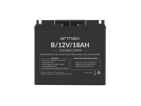 AKUMULATOR DO UPS 12V/18AH UNIWER. ARMAC B/12V/18AH