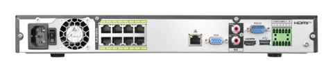 BCS BCS-L-NVR0802-A-8K-8P-AI2 Sieciowy Rejestrator Wideo (NVR) 1U Czarny