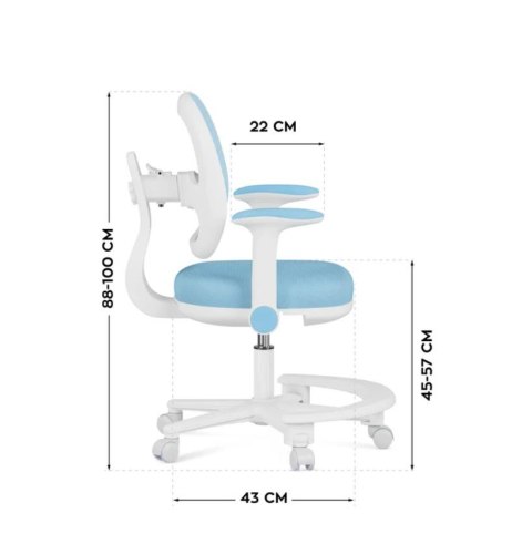 Fotel obrotowy Junior 3.6 Blue