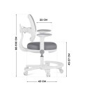 Fotel obrotowy Junior 3.6 Grey
