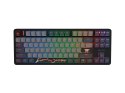 Klawiatura dla graczy Fury Kanabo K6 US podświetlenie RGB magnetyczna czarno-szara