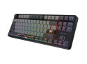 Klawiatura dla graczy Fury Kanabo K6 US podświetlenie RGB magnetyczna czarno-szara