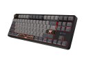 Klawiatura dla graczy Fury Kanabo K6 US podświetlenie RGB magnetyczna czarno-szara