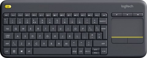 Klawiatura przewodowa Logitech K400 Plus Czarna